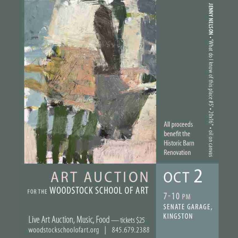 ENTER TO WIN | LIVE ART AUCTION FOR THE WOODSTOCK SCHOOL OF ART